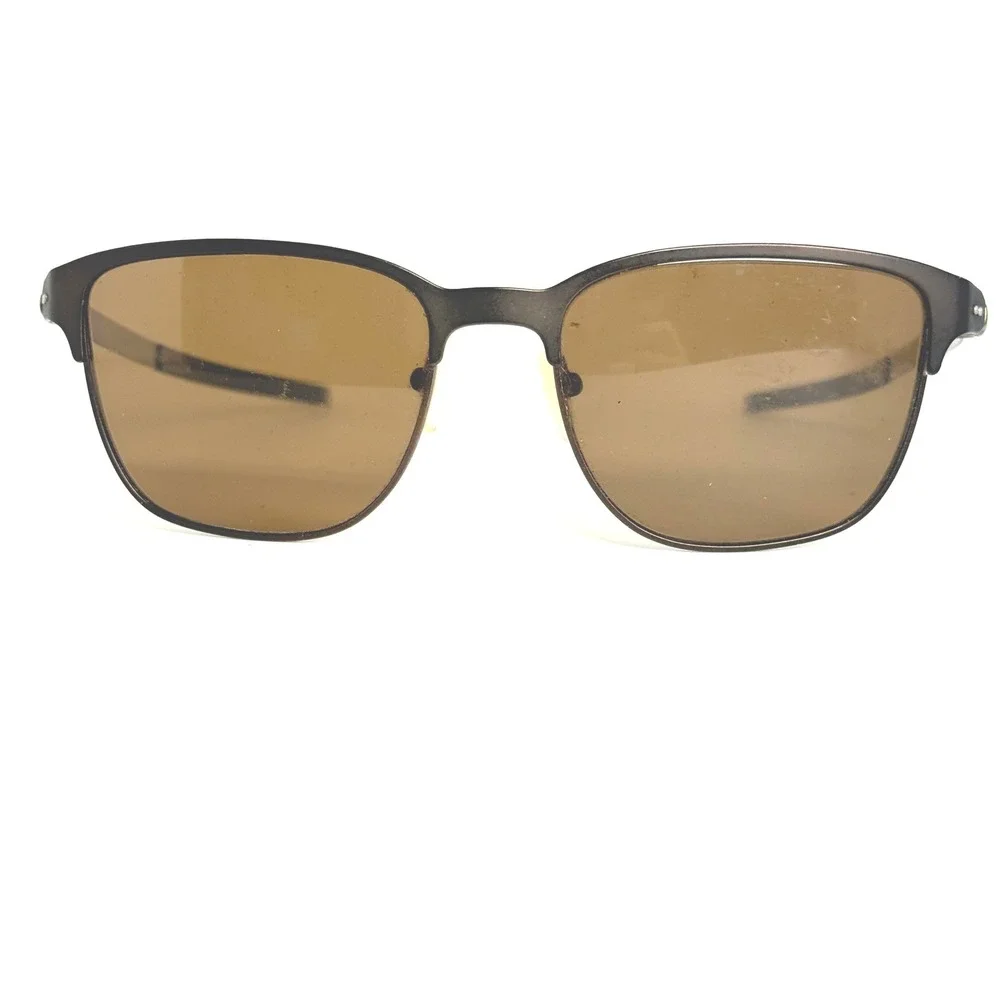 Oakley Seller OX3248-0254 Powder Pewter Square Sunglasses Mens 54mm‎ Brown Lens